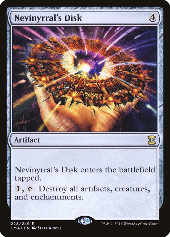 Nevinyrral's Disk - [Foil] Eternal Masters (EMA)