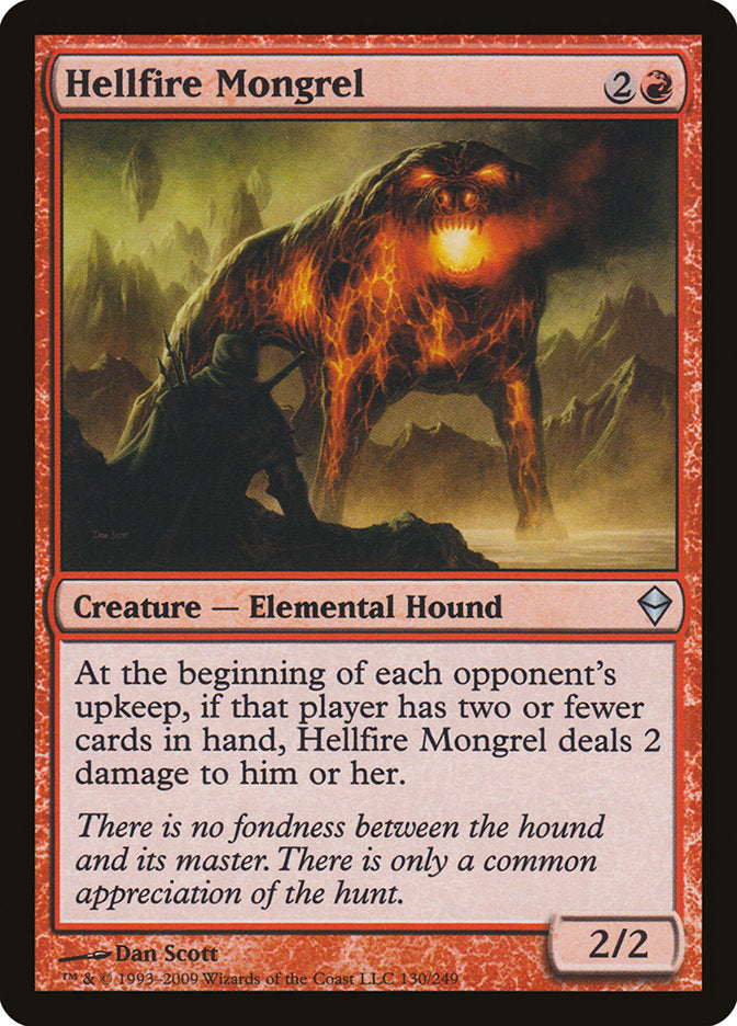 Hellfire Mongrel - [Foil] Zendikar (ZEN)