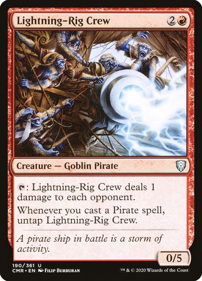 Lightning-Rig Crew - [Foil] Commander Legends (CMR)