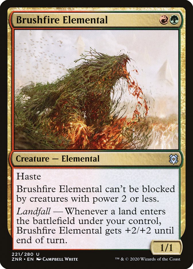 Brushfire Elemental - Zendikar Rising (ZNR)