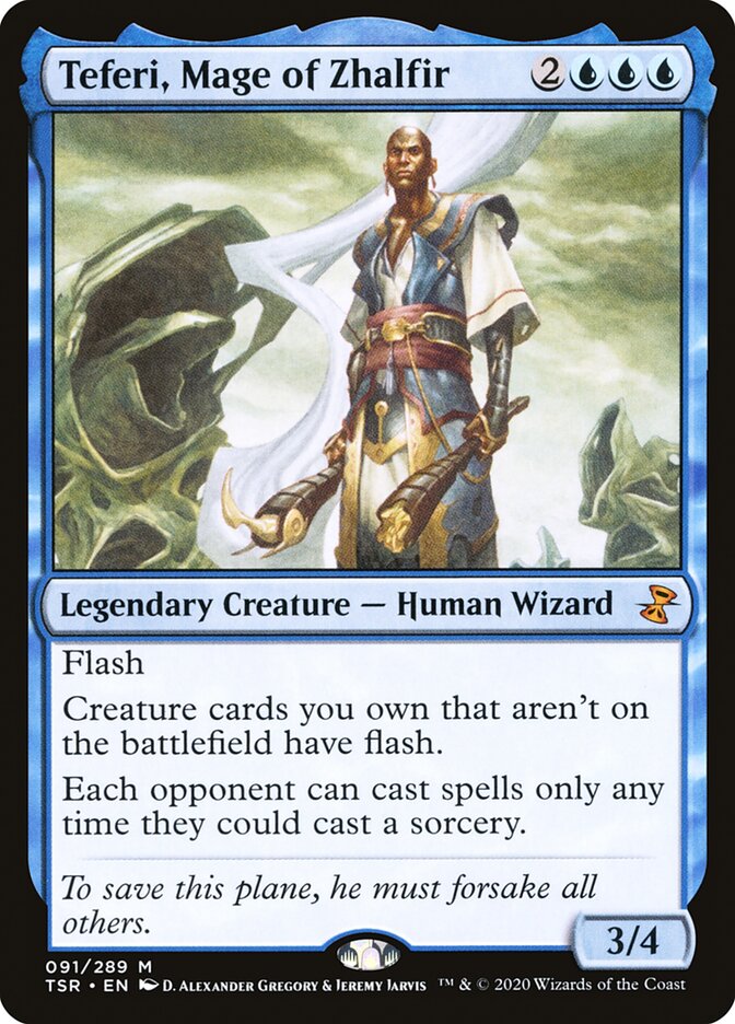 Teferi, Mage of Zhalfir - [Foil] Time Spiral Remastered (TSR)