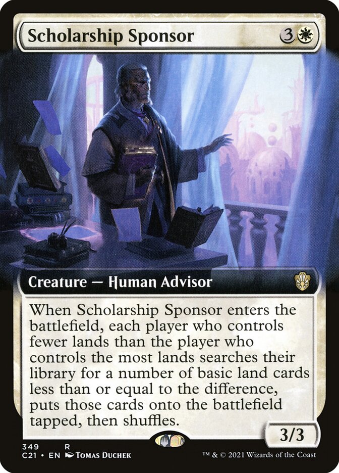 Scholarship Sponsor - [Extended Art] Commander 2021 (C21)