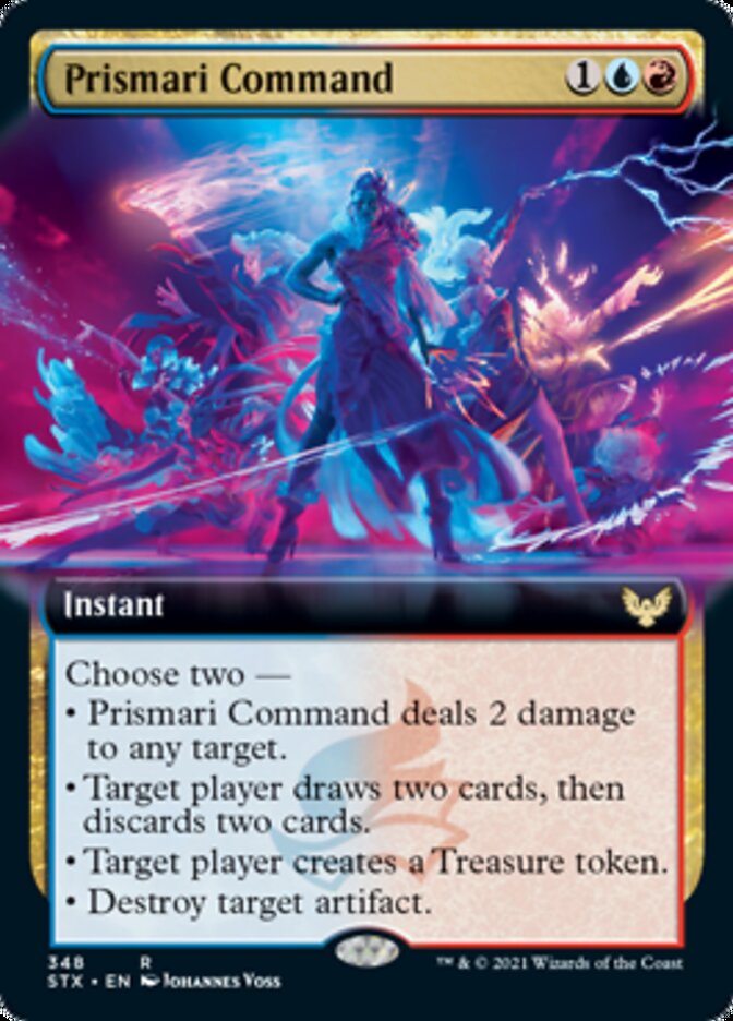 Prismari Command - [Foil, Extended Art] Strixhaven: School of Mages (STX)