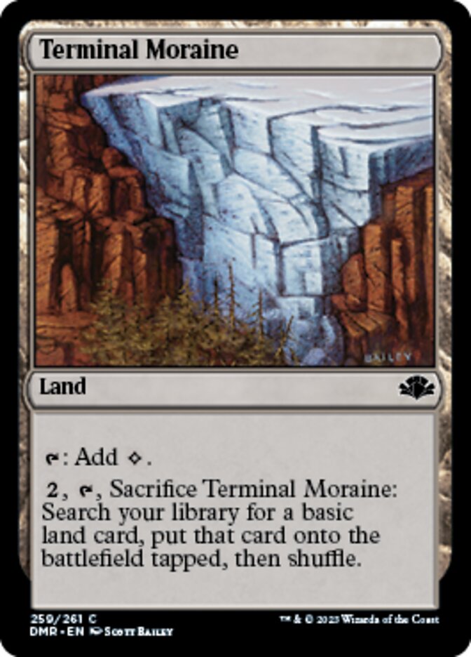 Terminal Moraine - [Foil] Dominaria Remastered (DMR)
