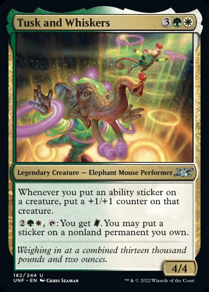 Tusk and Whiskers - [Foil] Unfinity (UNF)