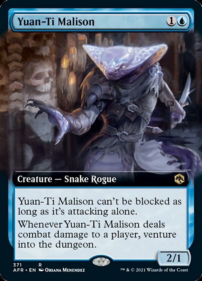 Yuan-Ti Malison - [Foil, Extended Art] Adventures in the Forgotten Realms (AFR)