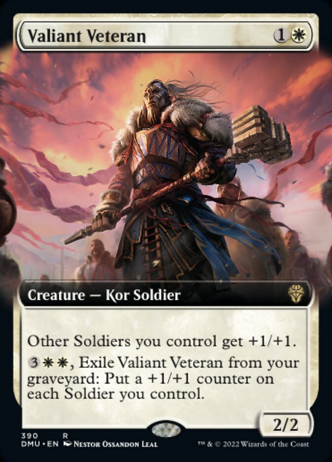 Valiant Veteran - [Extended Art] Dominaria United (DMU)