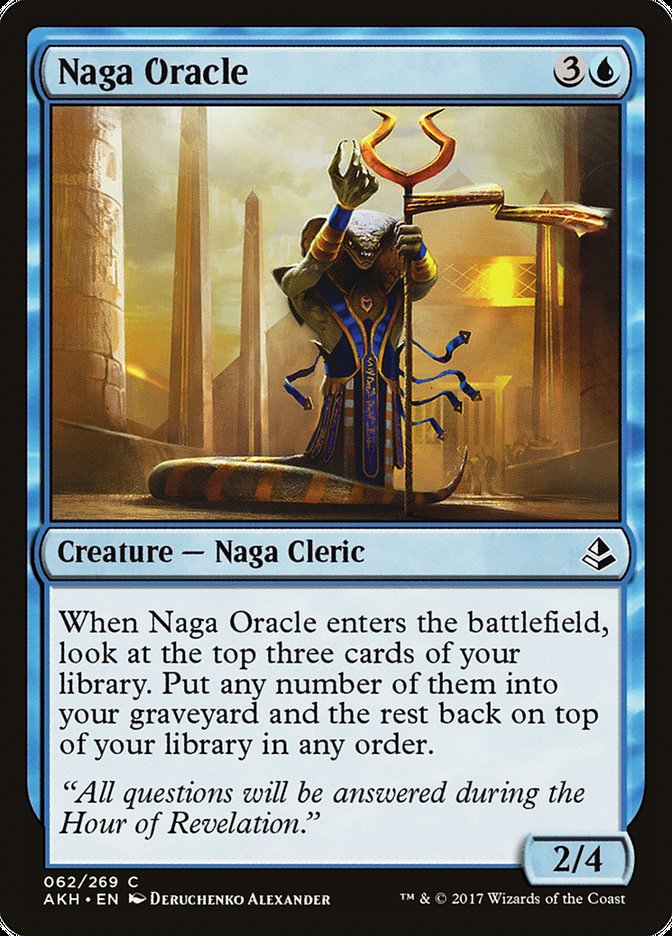 Naga Oracle - [Foil] Amonkhet (AKH)