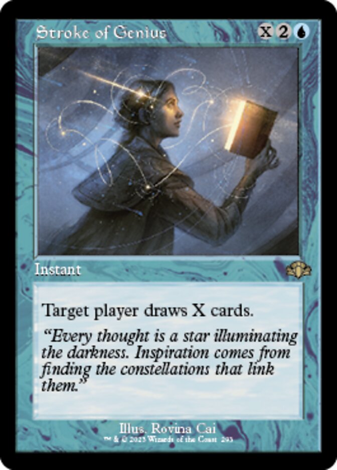 Stroke of Genius - [Foil, Retro Frame] Dominaria Remastered (DMR)