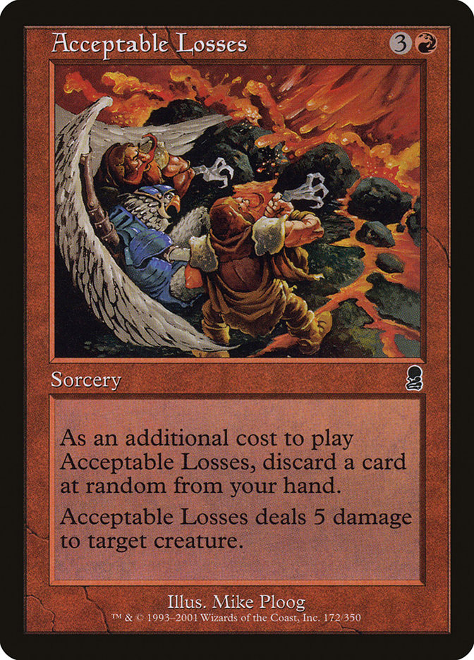 Acceptable Losses - [Foil, Retro Frame] Odyssey (ODY)