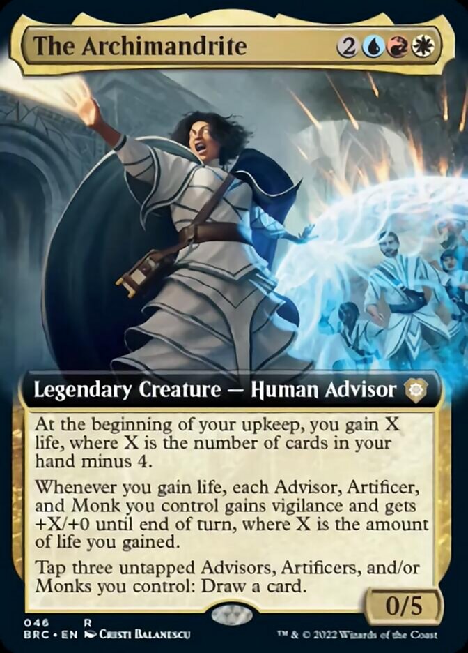 The Archimandrite - [Foil, Extended Art] The Brothers' War Commander (BRC)