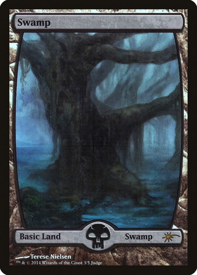 Swamp - [Foil, Promo] Judge Gift Cards 2014 (J14)
