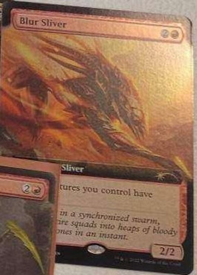 Blur Sliver (637) - [Extended Art] Secret Lair Drop (SLD)