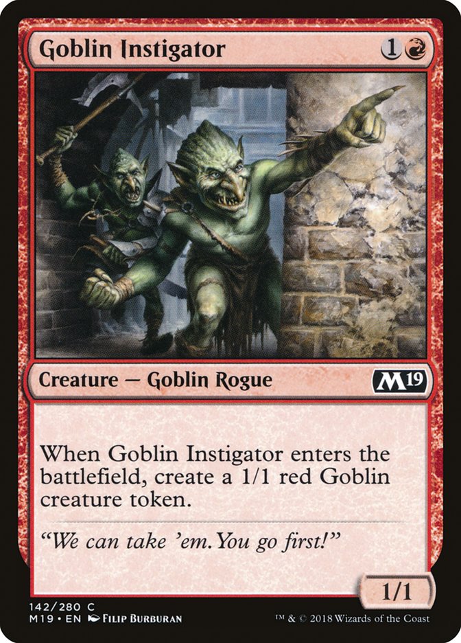 Goblin Instigator - [Foil] Core Set 2019 (M19)