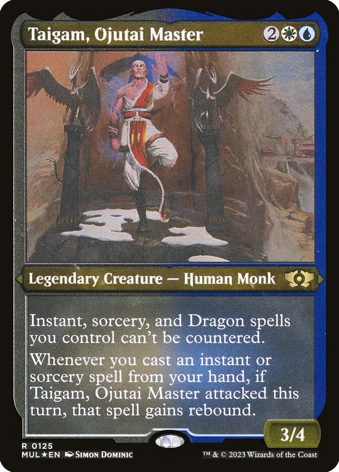 Taigam, Ojutai Master - [Etched Foil] Multiverse Legends (MUL)