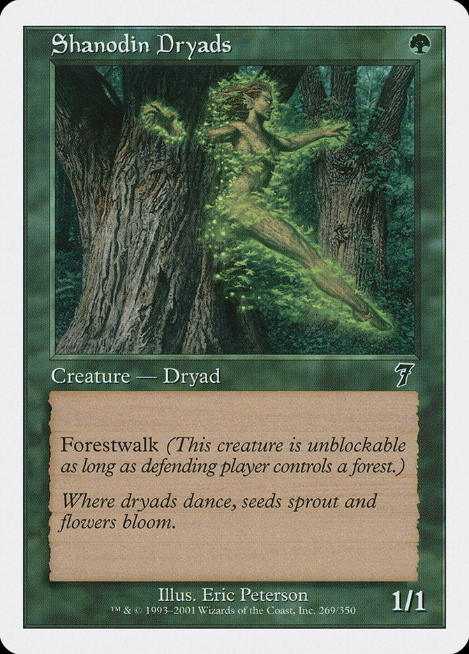 Shanodin Dryads - [Foil] Seventh Edition (7ED)