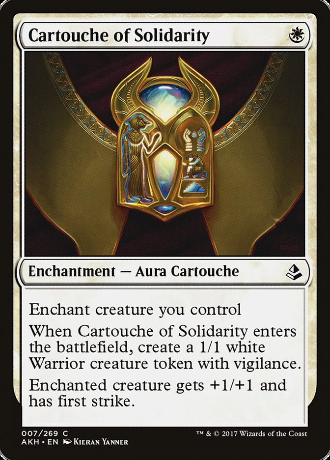 Cartouche of Solidarity - Amonkhet (AKH)