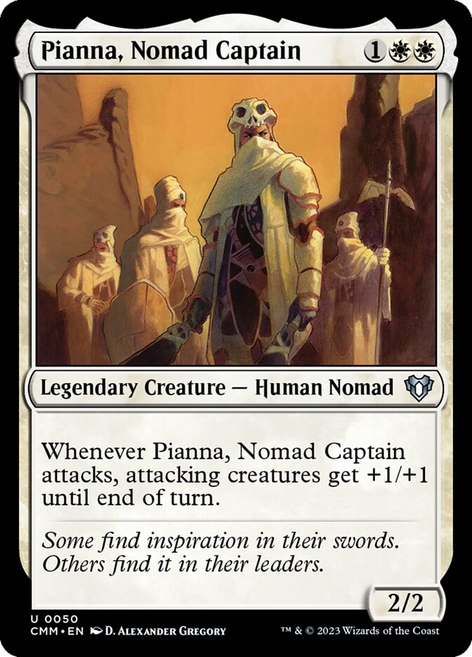 Pianna, Nomad Captain - Commander Masters (CMM)