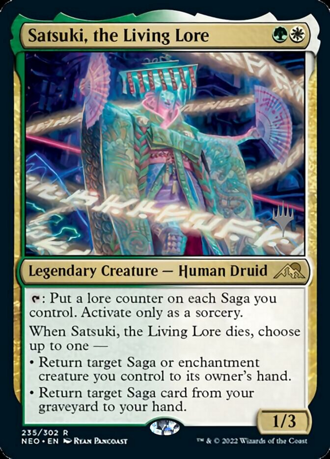 Satsuki, the Living Lore - [Promo] Kamigawa: Neon Dynasty Promos (PNEO)