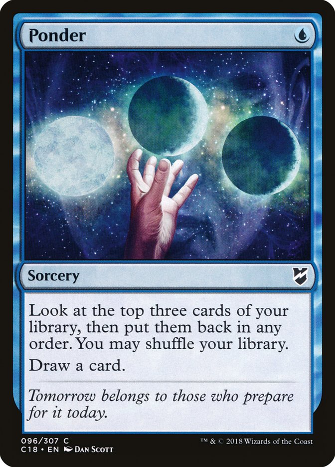 Ponder - Commander 2018 (C18)