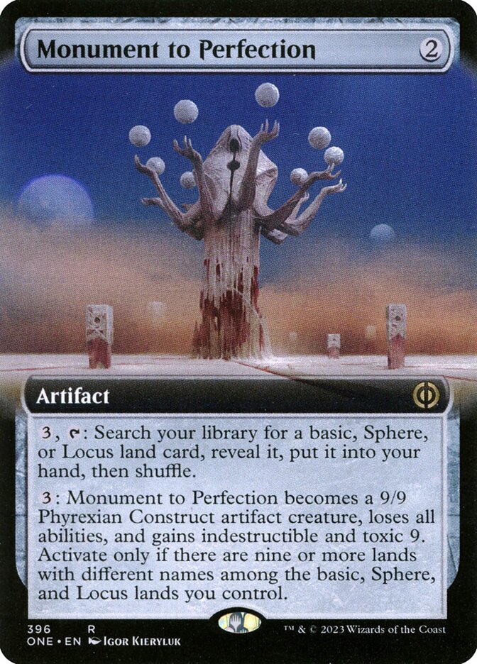 Monument to Perfection - [Extended Art] Phyrexia: All Will Be One (ONE)