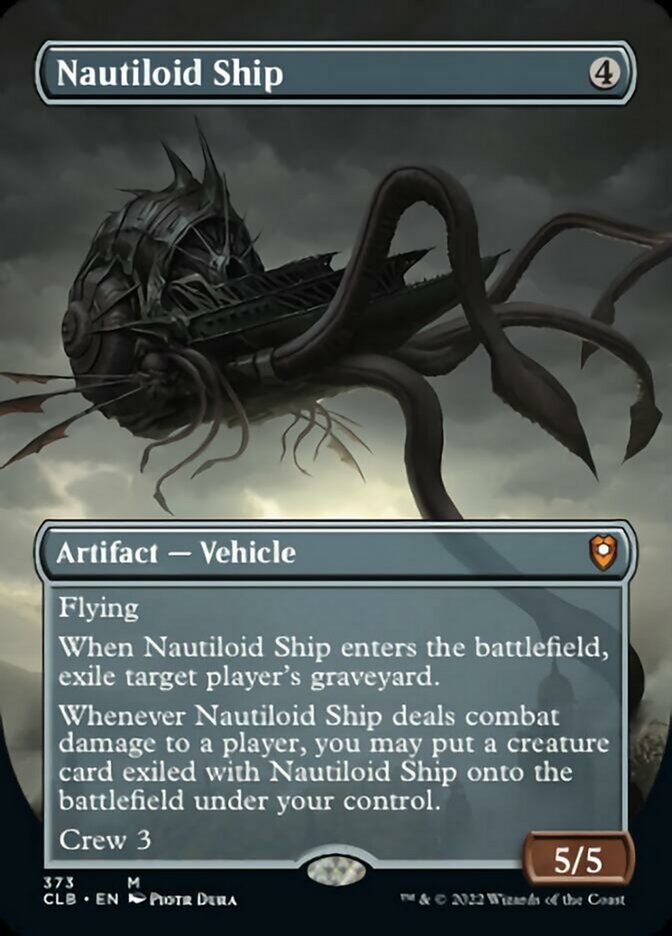 Nautiloid Ship - [Borderless] Commander Legends: Battle for Baldur's Gate (CLB)
