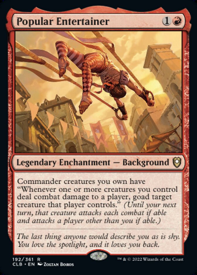 Popular Entertainer - [Foil] Commander Legends: Battle for Baldur's Gate (CLB)