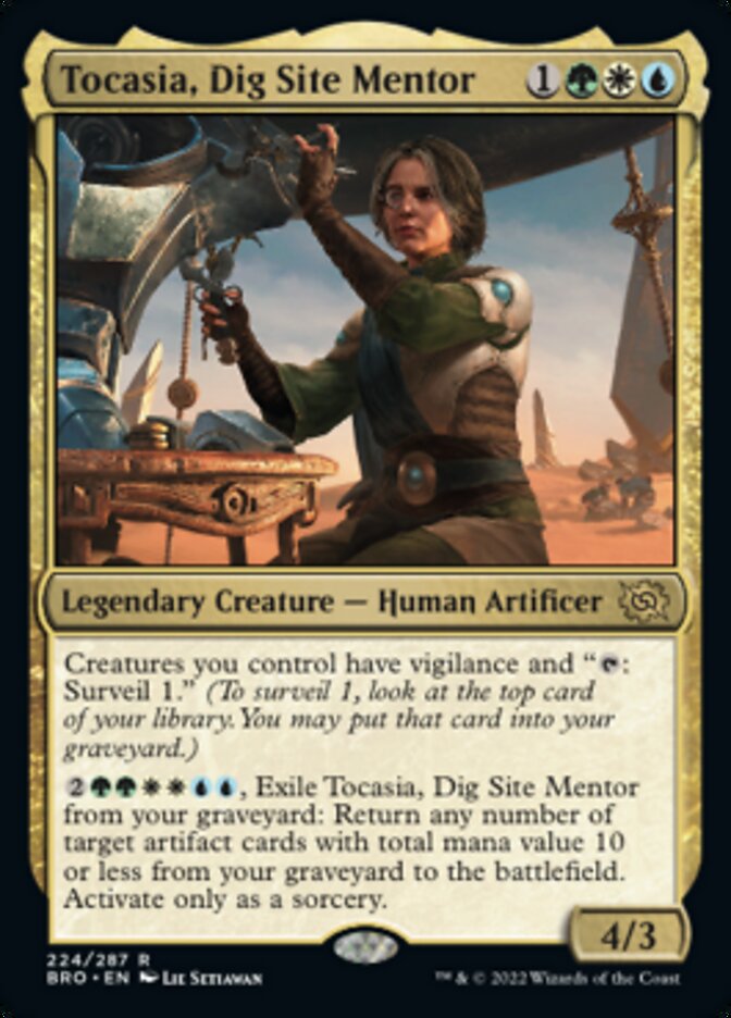 Tocasia, Dig Site Mentor - [Foil] The Brothers' War (BRO)