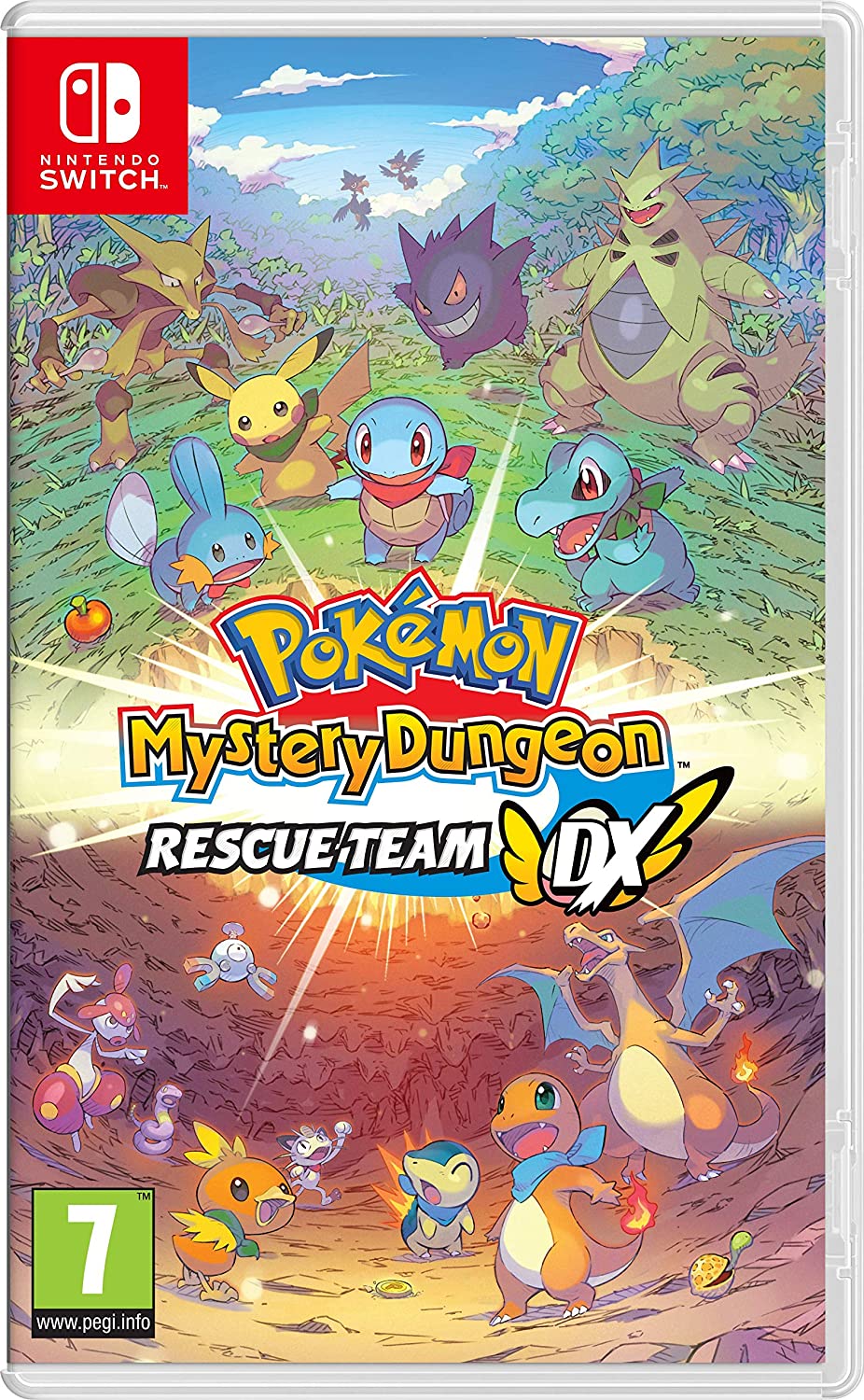 Pokemon Mystery Dungeon: Rescue Team DX - [Game Cartridge & Case] Nintendo Switch