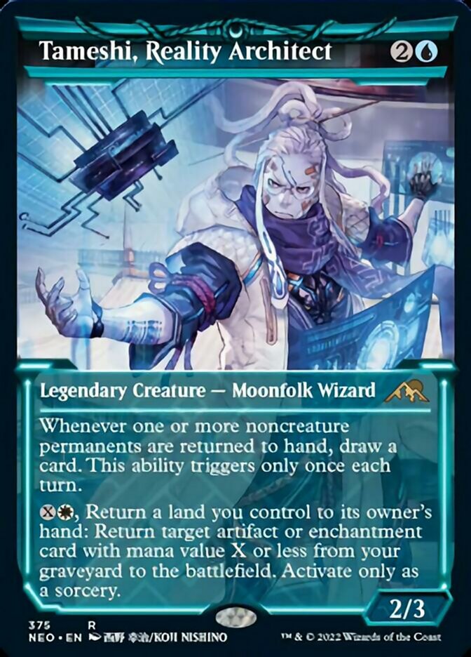 Tameshi, Reality Architect - [Foil, Showcase] Kamigawa: Neon Dynasty (NEO)