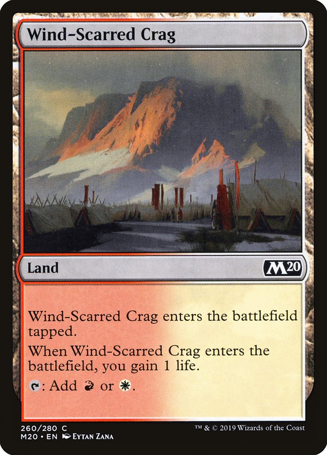 Wind-Scarred Crag - [Foil] Core Set 2020 (M20)