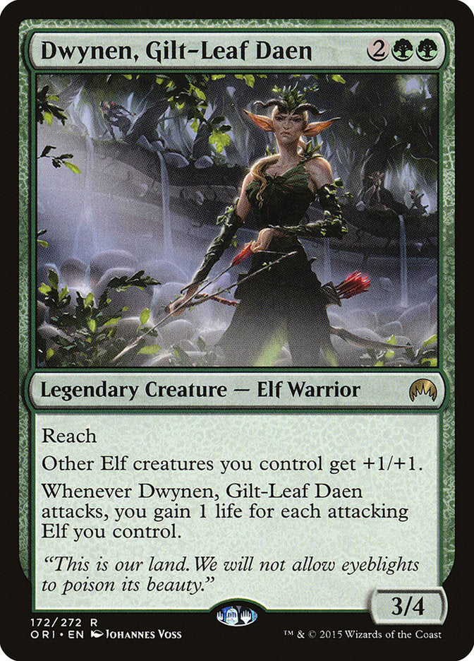 Dwynen, Gilt-Leaf Daen - [Foil] Magic Origins (ORI)