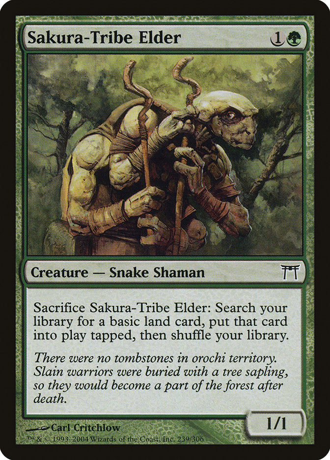 Sakura-Tribe Elder - [Foil] Champions of Kamigawa (CHK)
