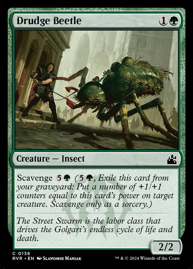 Drudge Beetle - Ravnica Remastered (RVR)