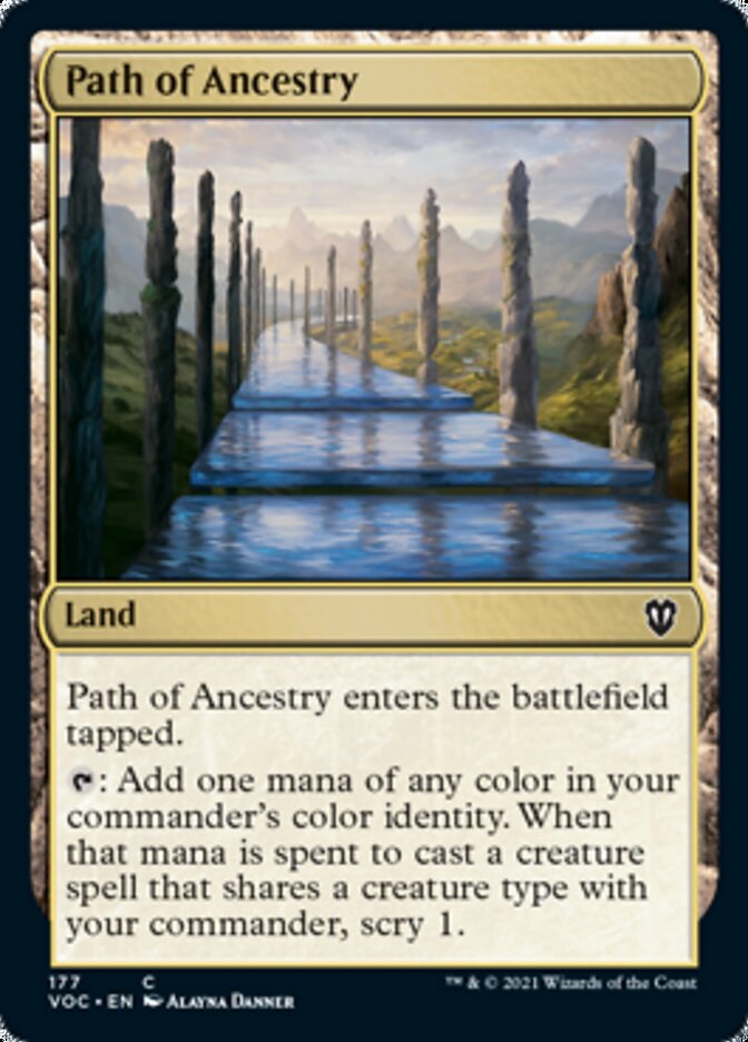 Path of Ancestry - [Foil] Crimson Vow Commander (VOC)