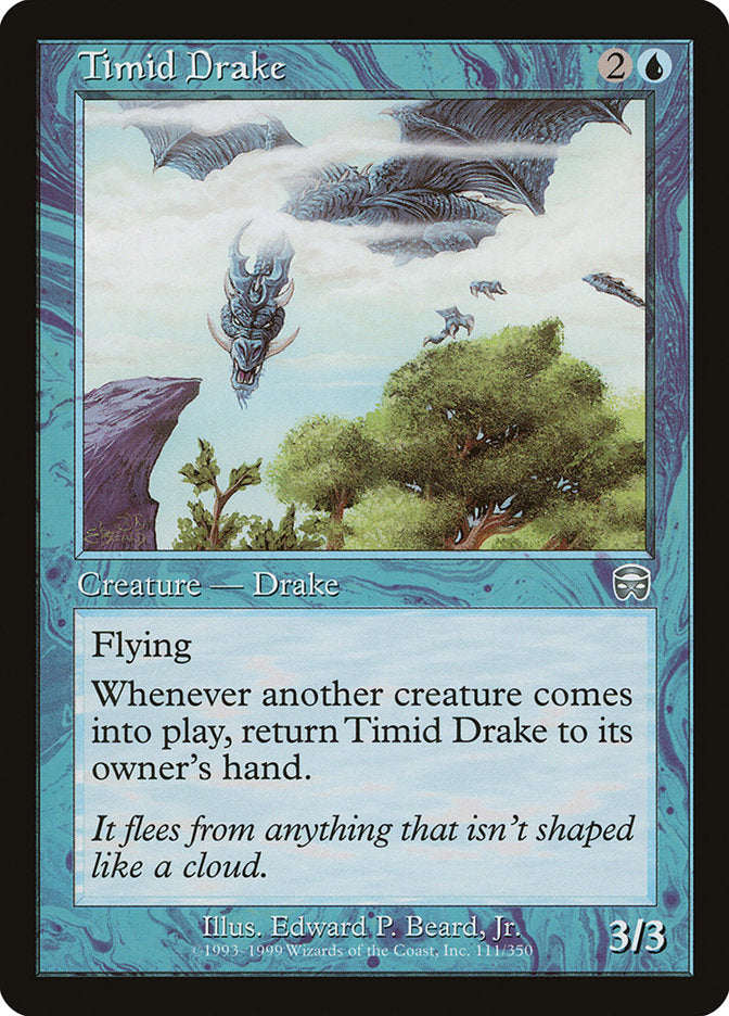 Timid Drake - [Foil] Mercadian Masques (MMQ)