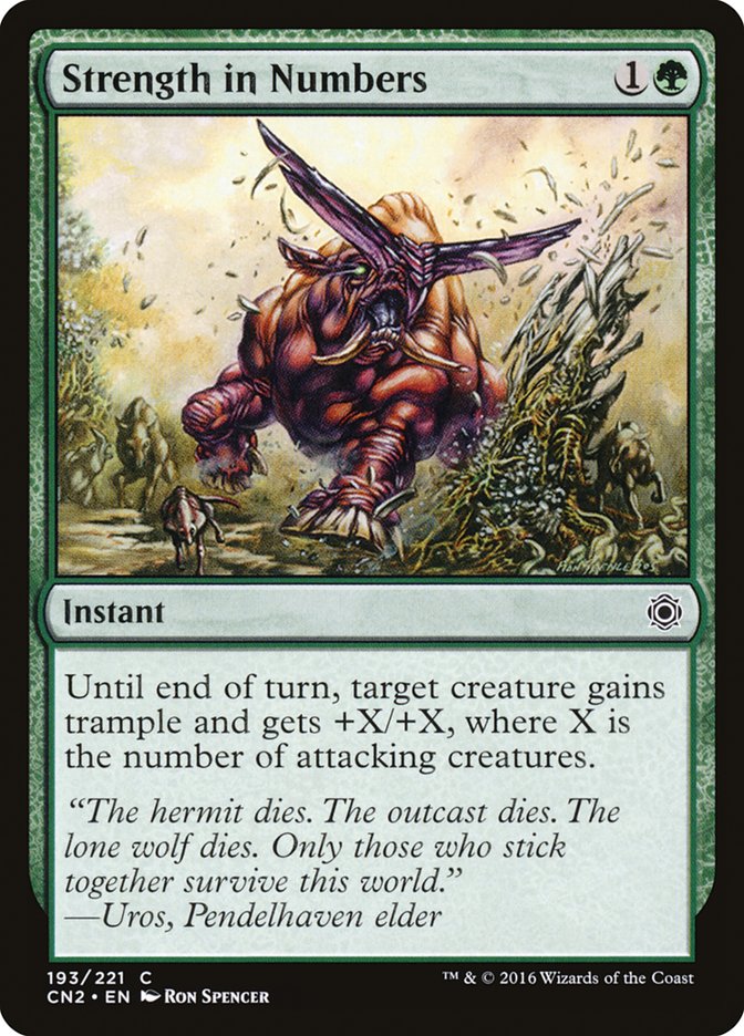 Strength in Numbers - [Foil] Conspiracy: Take the Crown (CN2)