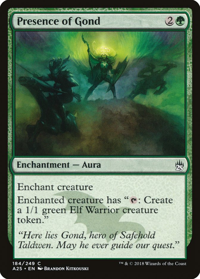 Presence of Gond - Masters 25 (A25)