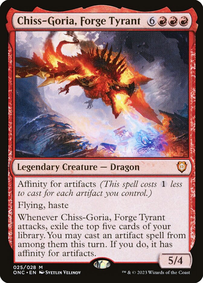 Chiss-Goria, Forge Tyrant - [Foil] Phyrexia: All Will Be One Commander (ONC)