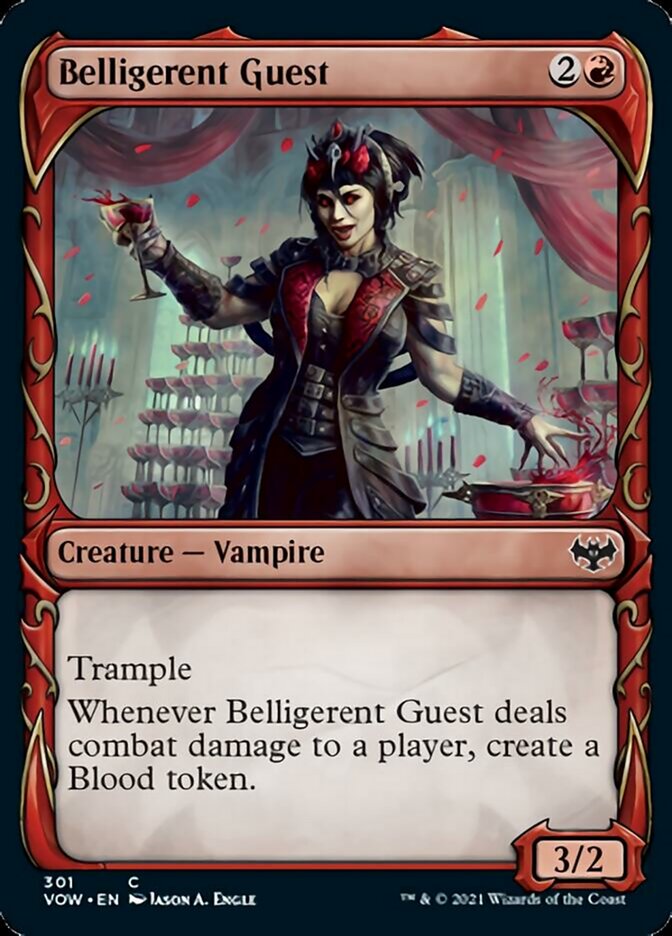 Belligerent Guest - [Foil, Showcase] Innistrad: Crimson Vow (VOW)