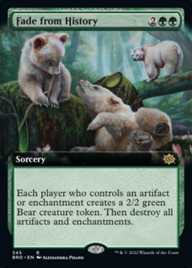 Fade from History - [Foil, Extended Art] The Brothers' War (BRO)