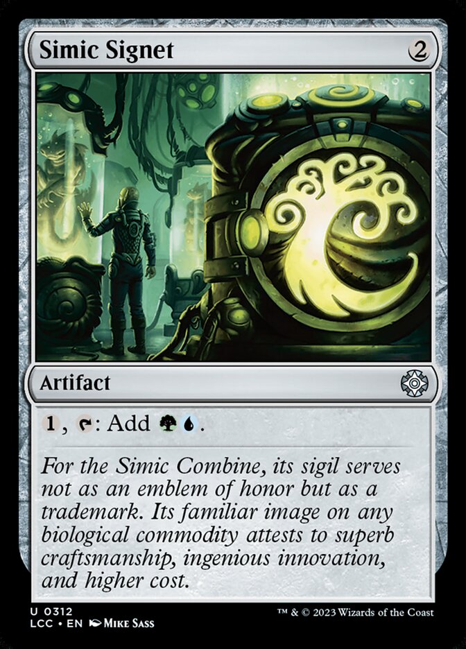 Simic Signet - Lost Caverns of Ixalan Commander (LCC)