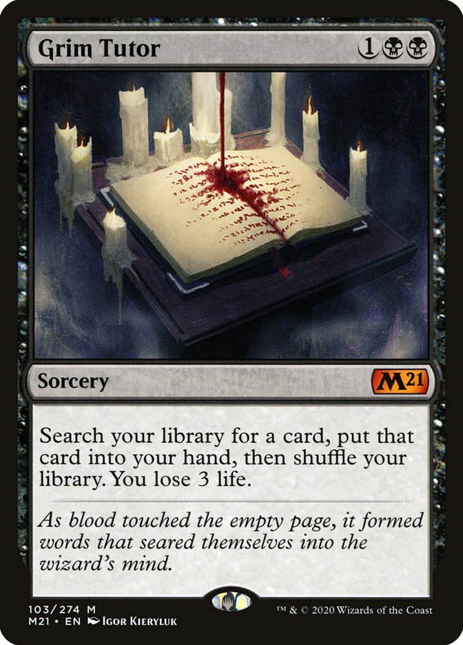 Grim Tutor - Core Set 2021 (M21)