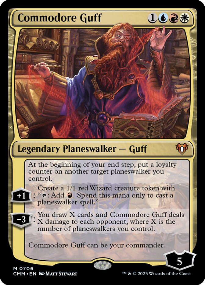 Commodore Guff - [Foil] Commander Masters (CMM)