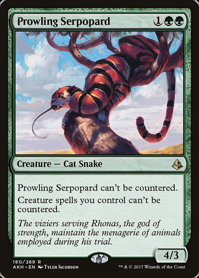 Prowling Serpopard - [Foil] Amonkhet (AKH)