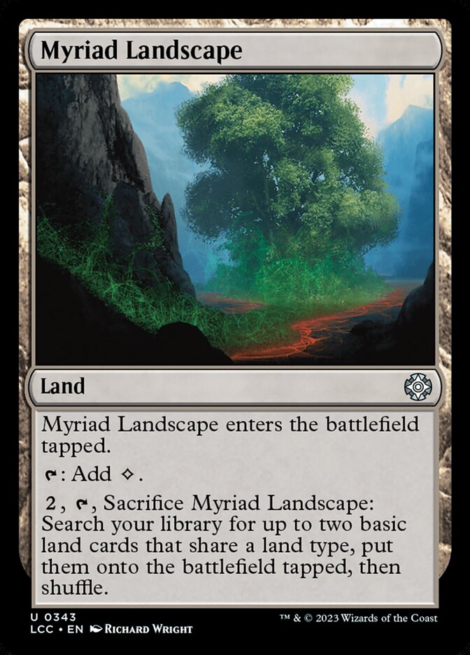 Myriad Landscape - Lost Caverns of Ixalan Commander (LCC)