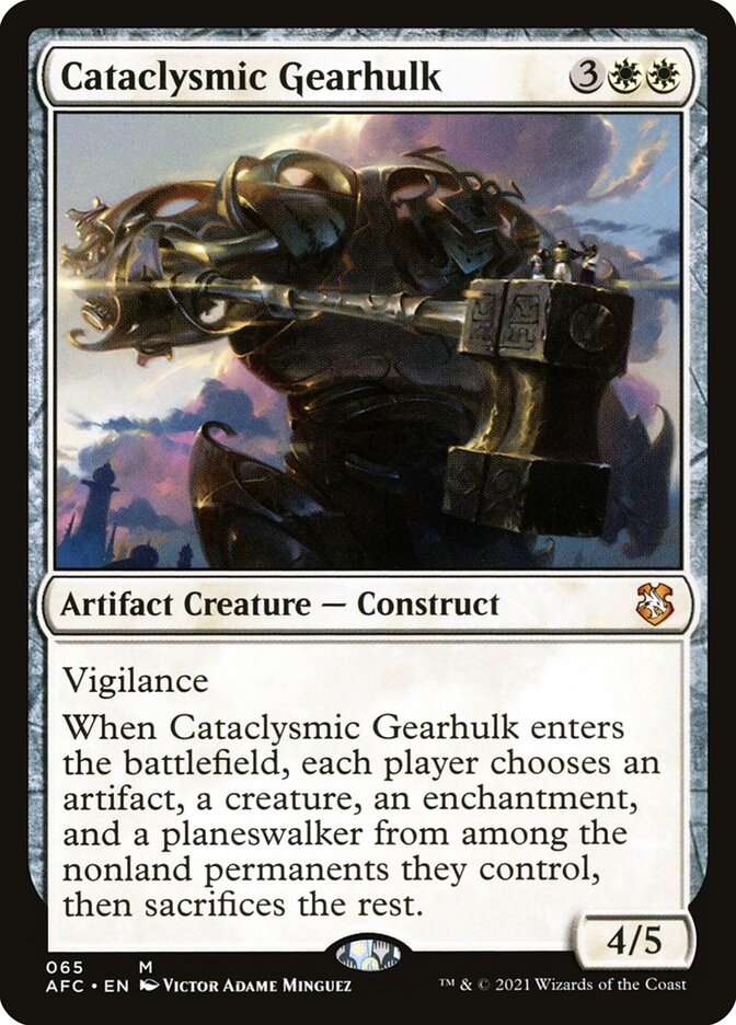 Cataclysmic Gearhulk - Forgotten Realms Commander (AFC)
