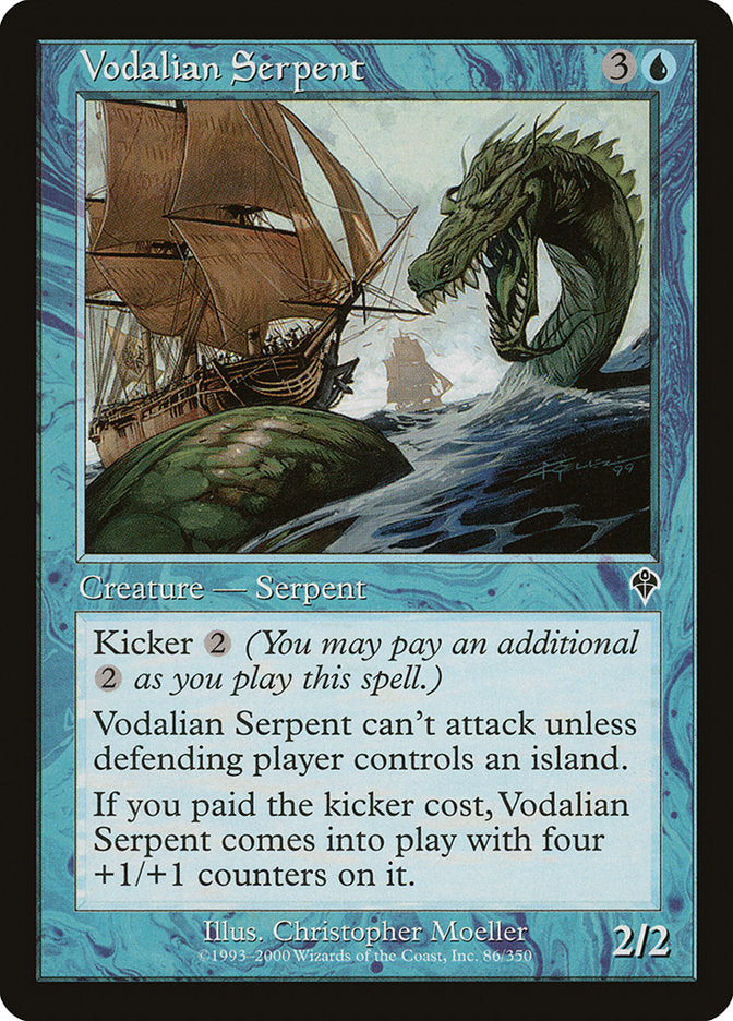 Vodalian Serpent - [Foil, Retro Frame] Invasion (INV)