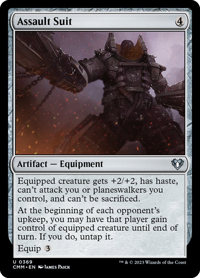 Assault Suit - [Foil] Commander Masters (CMM)