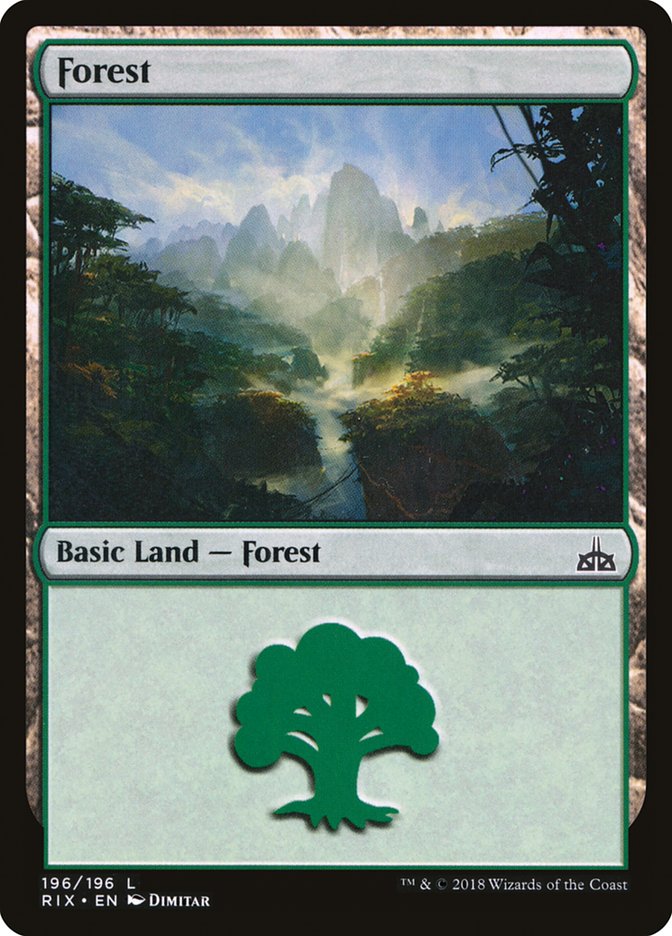 Forest - Rivals of Ixalan (RIX)